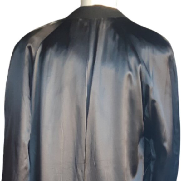 Regency Neiman Marcus 100% Cashmere Full Length Black Maxi Overcoat SZ 8 1970s - Picture 16 of 16